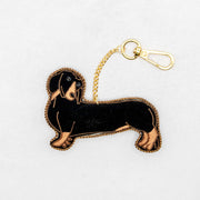 COTTAGE/コテージ　ザリ刺繍 キーホルダー ダックスフンド