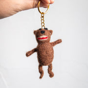 COTTAGE/コテージ　フェルトキーホルダー サル