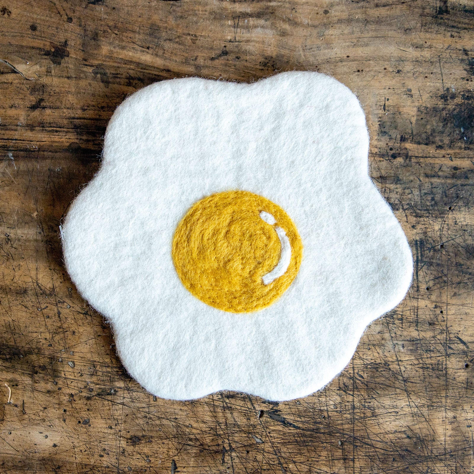 COTTAGE/コテージ　フェルト目玉焼き鍋敷き