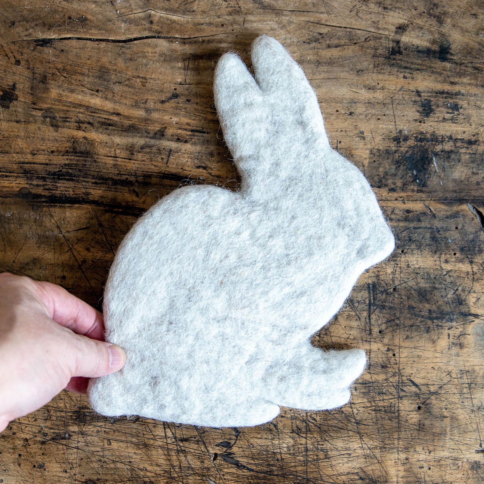 COTTAGE/コテージ　フェルト ラビット 鍋敷き