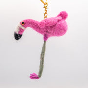 COTTAGE/コテージ　フェルトキーホルダー フラミンゴ