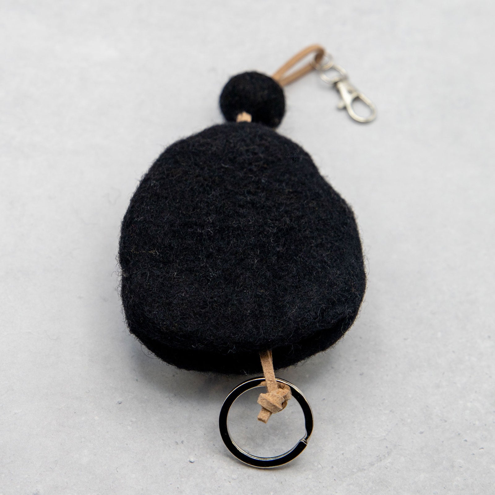 フェアトレード　羊毛フェルト ゴリラ キーケース