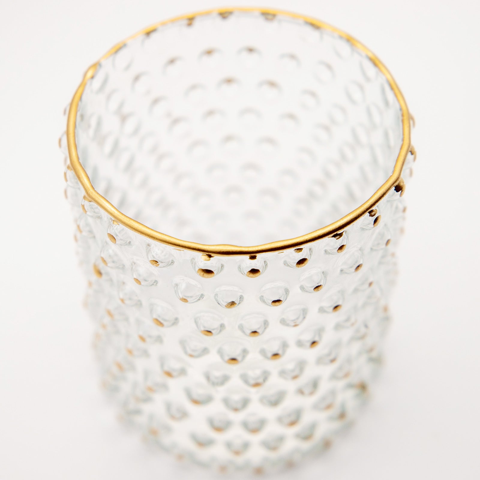 ドットガラスベース キャンドルホルダー