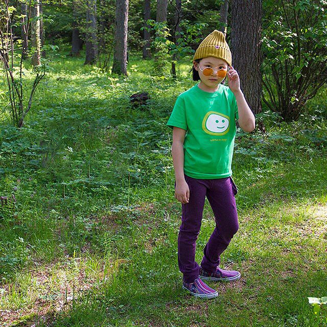 ニコノマニマニ雑貨店　nicoslime ニコスライム キッズTシャツ