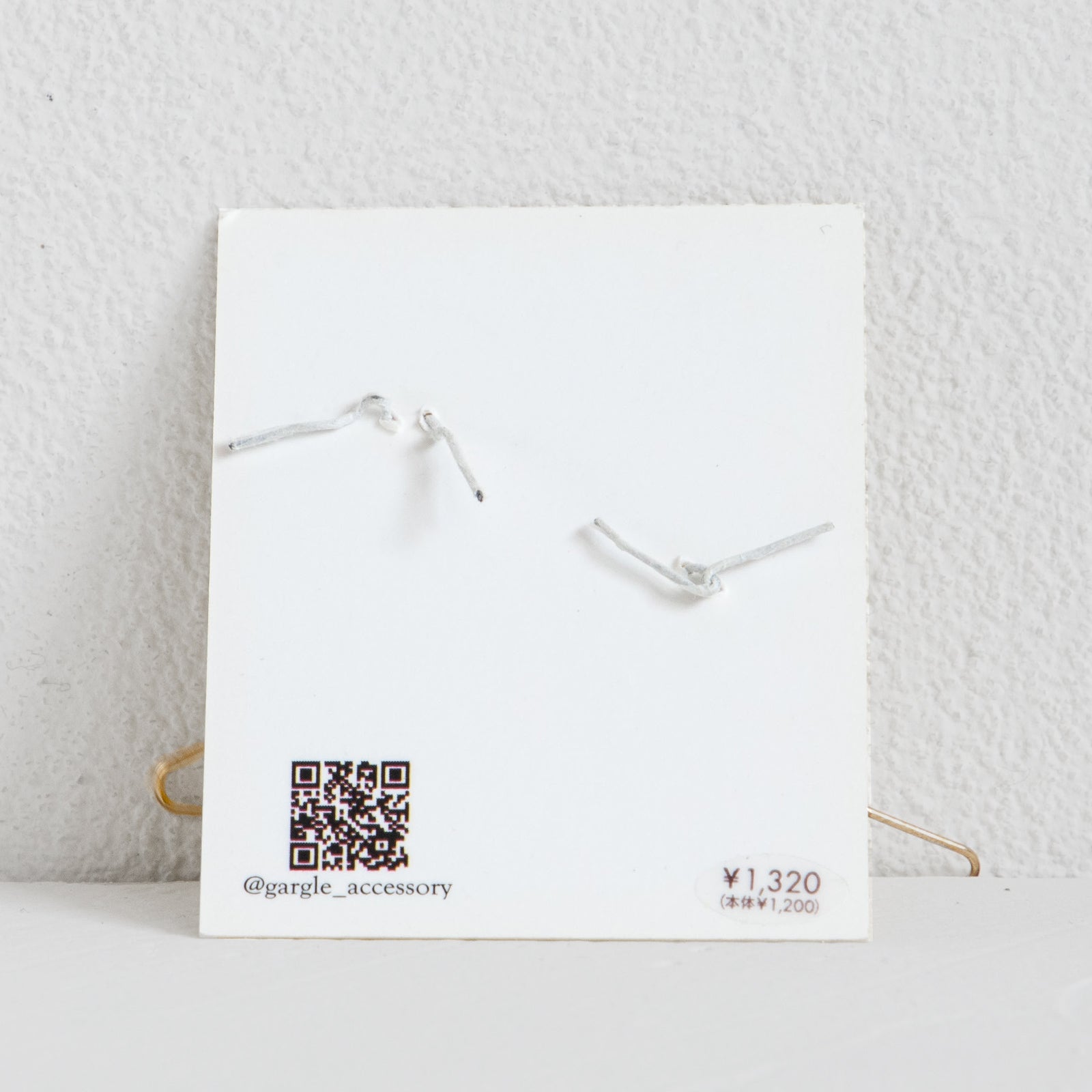 gargle/ガーグル　ハンガー ゴールド ピアス
