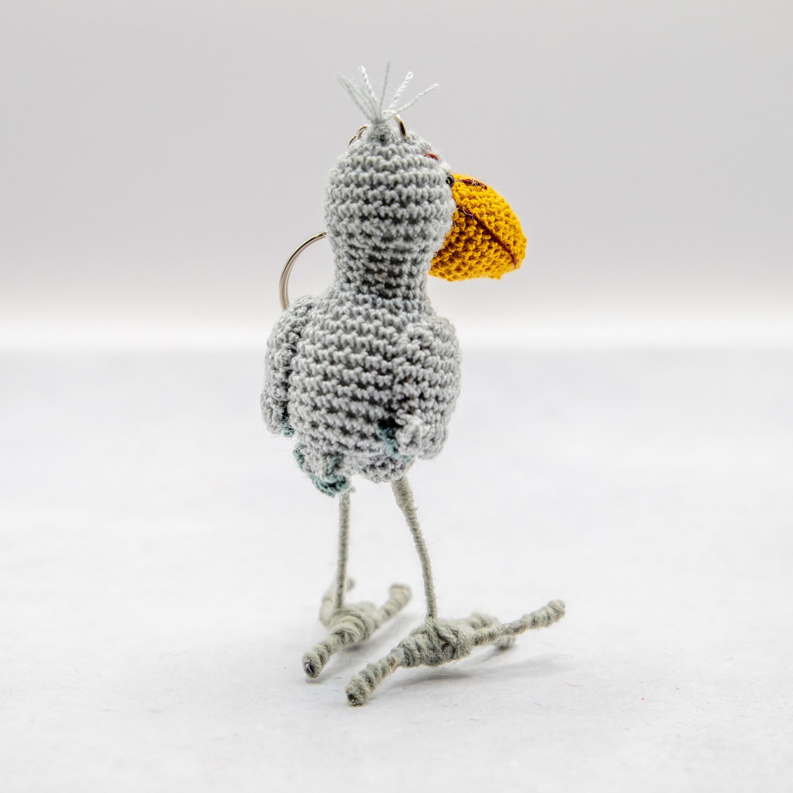 あみぐるみ　ハシビロコウ　キーホルダー