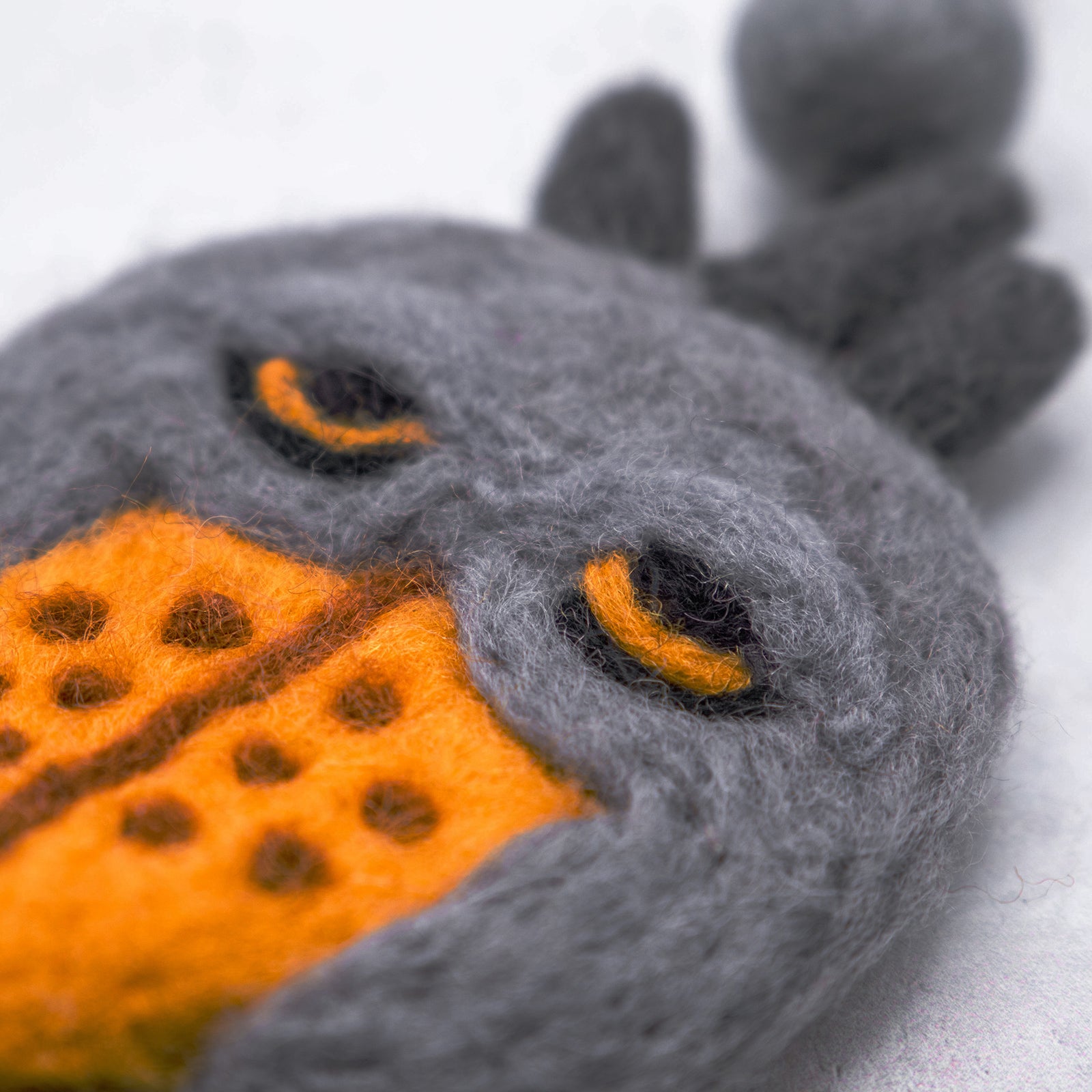 フェアトレード　羊毛フェルト ハシビロコウ キーケース