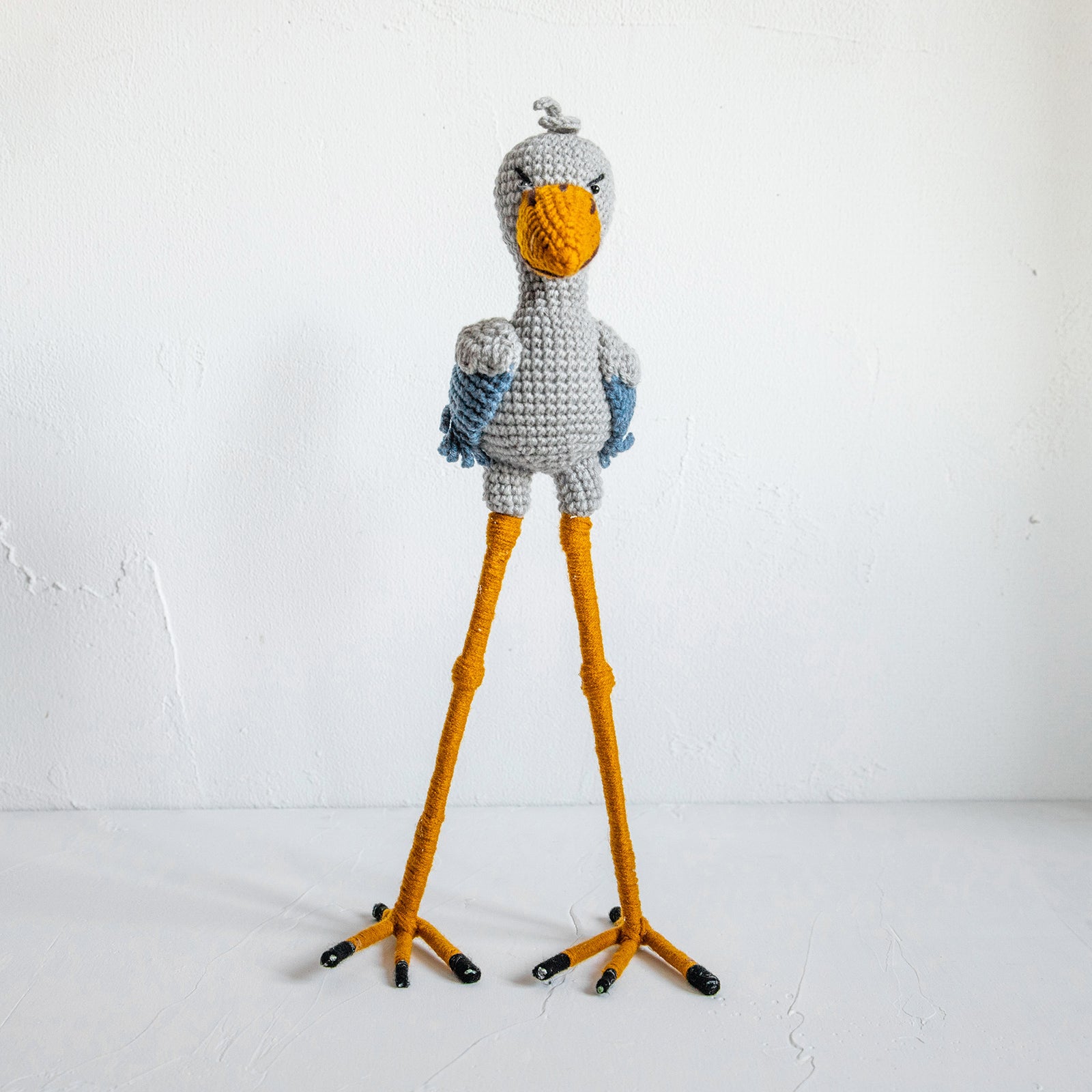 あみぐるみ　 ビッグ ハシビロコウ