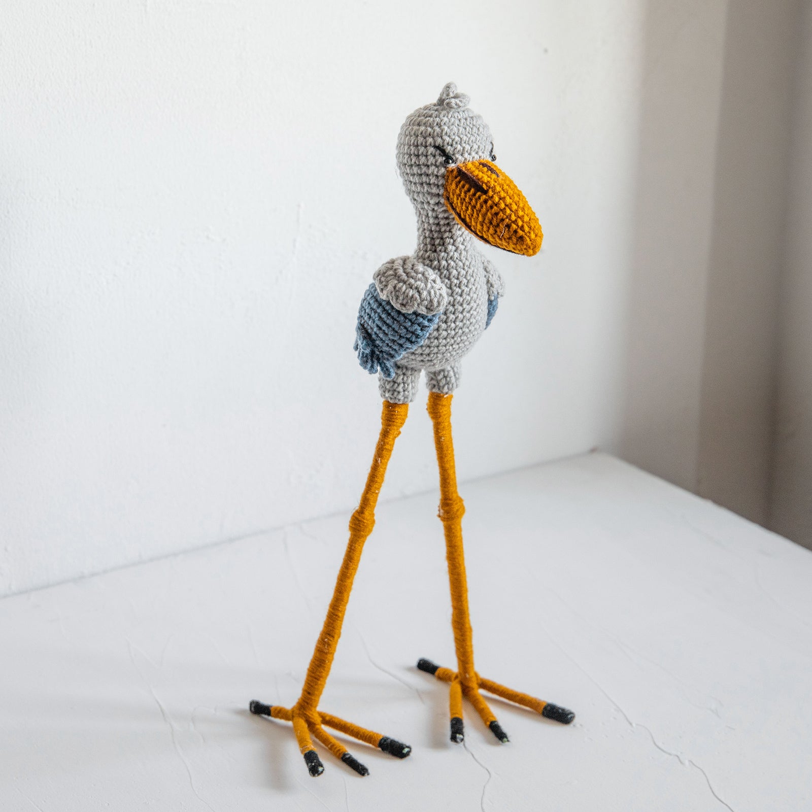 あみぐるみ　 ビッグ ハシビロコウ