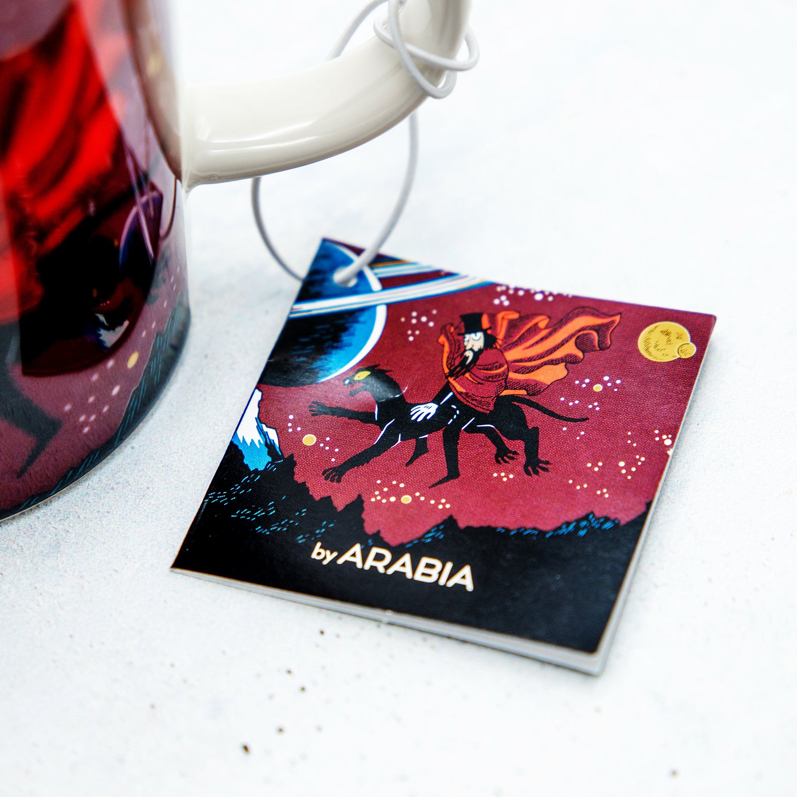 ARABIA/アラビア　Moomin ムーミン マグ 飛行おに