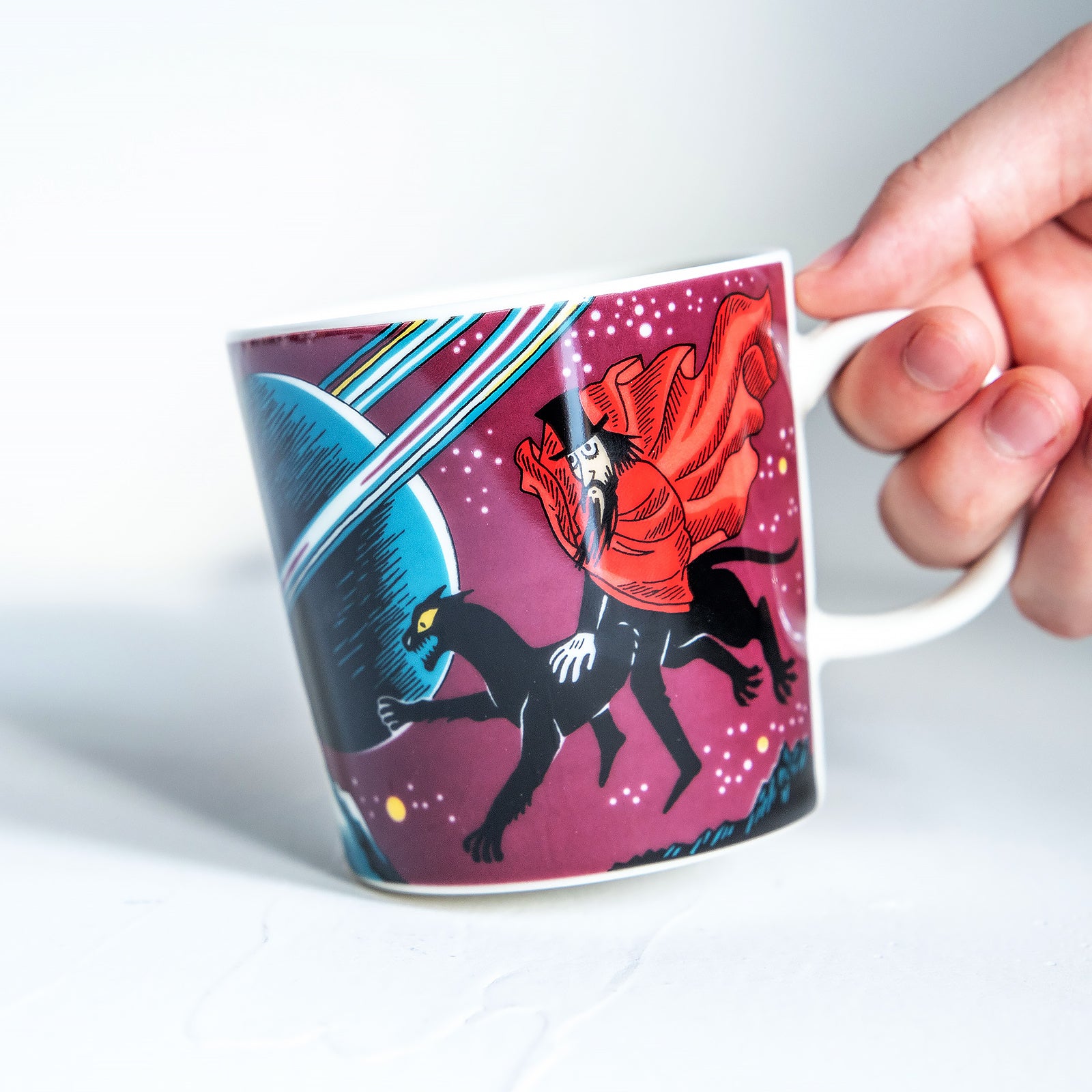 ARABIA/アラビア　Moomin ムーミン マグ 飛行おに