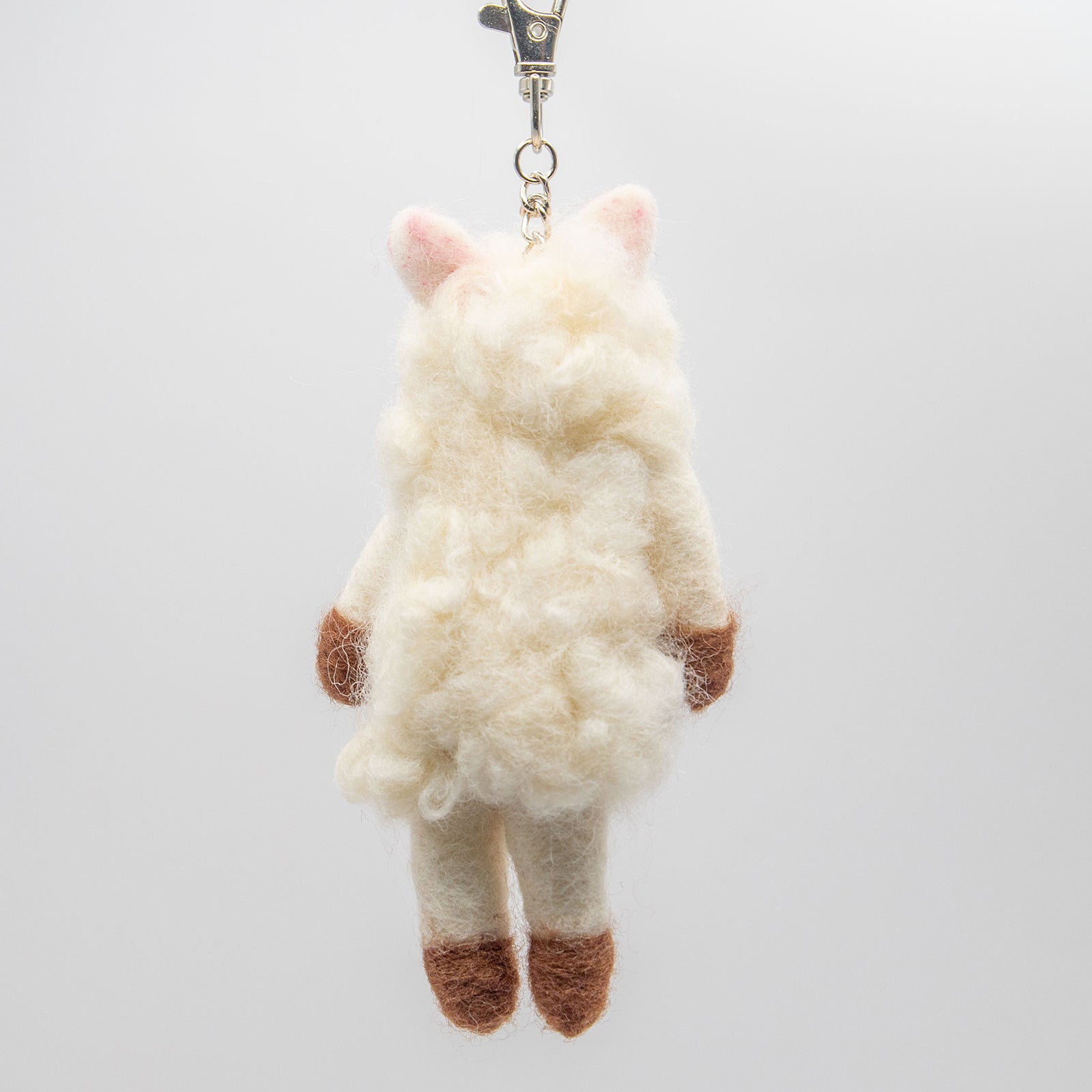 フェアトレード 羊毛フェルト ハシビロコウ キーケース