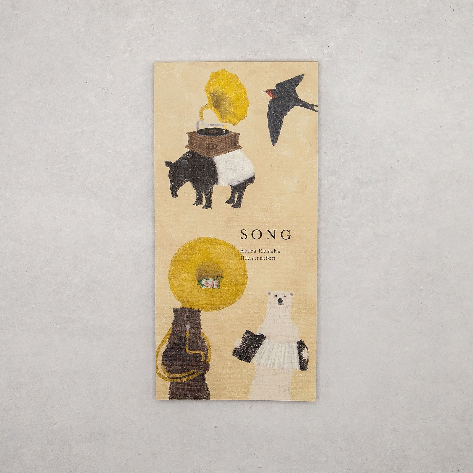 表現社　cozyca products 日下明 一筆箋 SONG