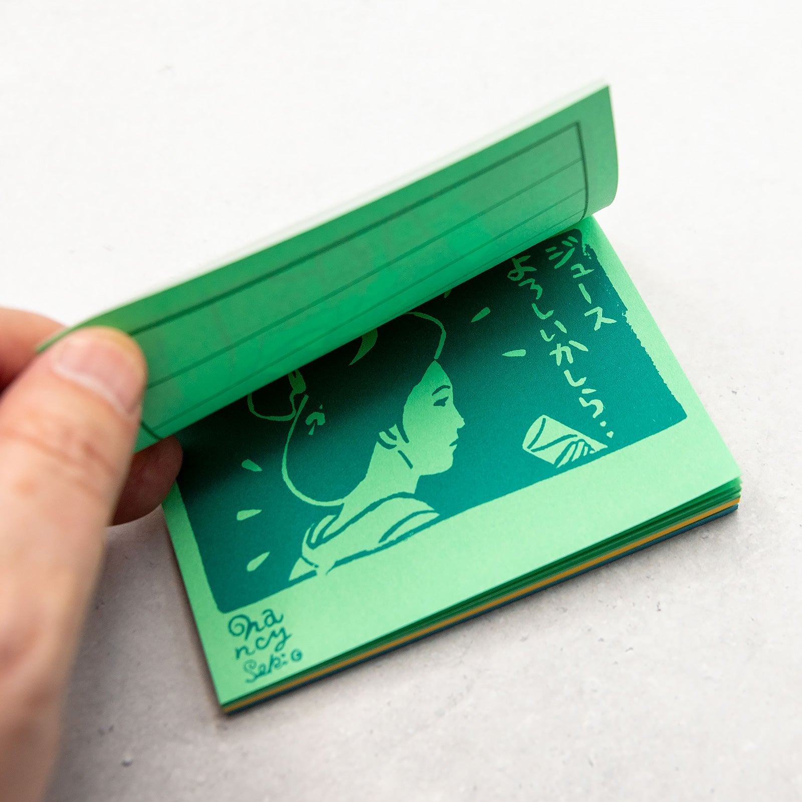 ナンシー関　ジュースでGO!一筆箋(メロン)