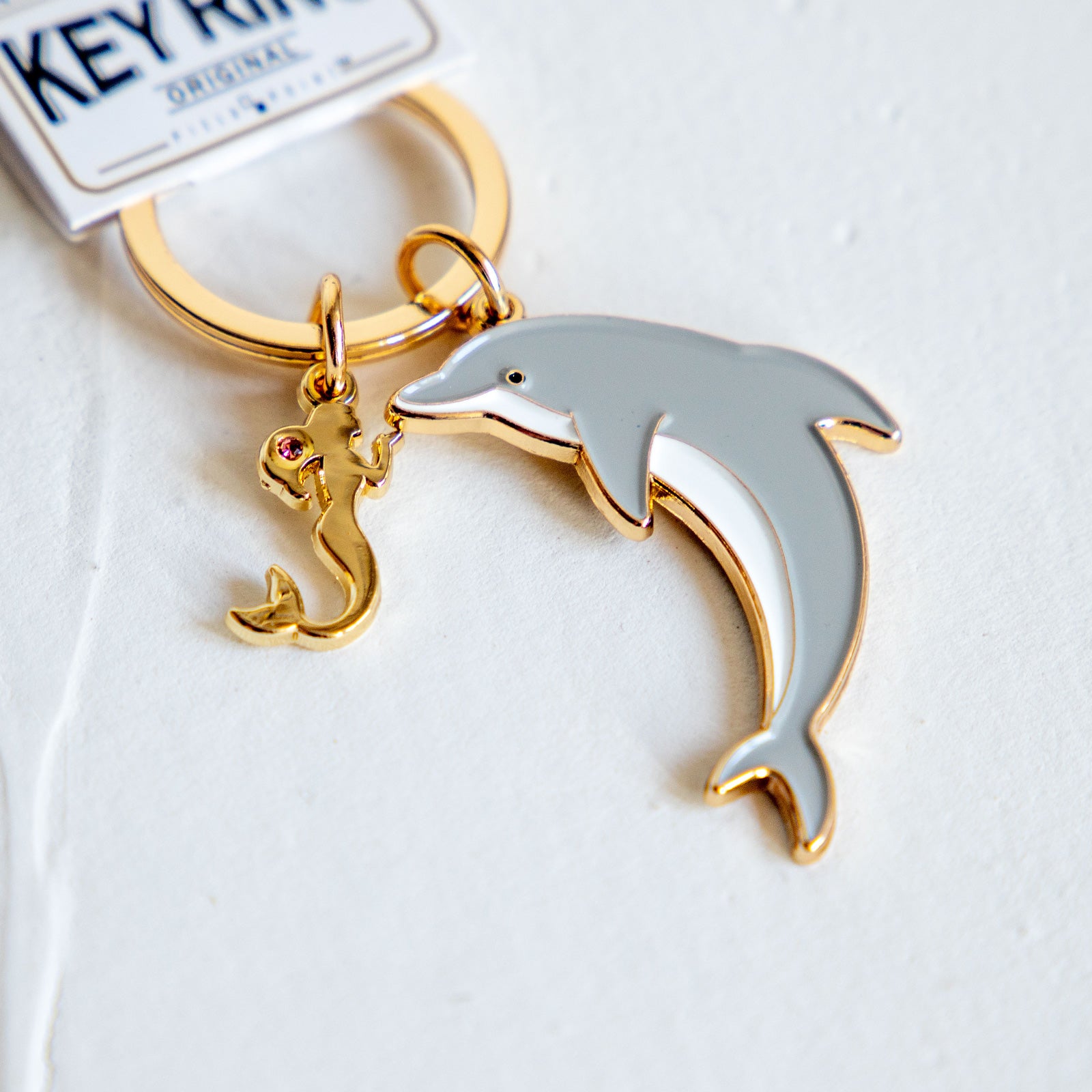 キーホルダー アクアチックキーリング イルカ – ニコノマニマニ雑貨店