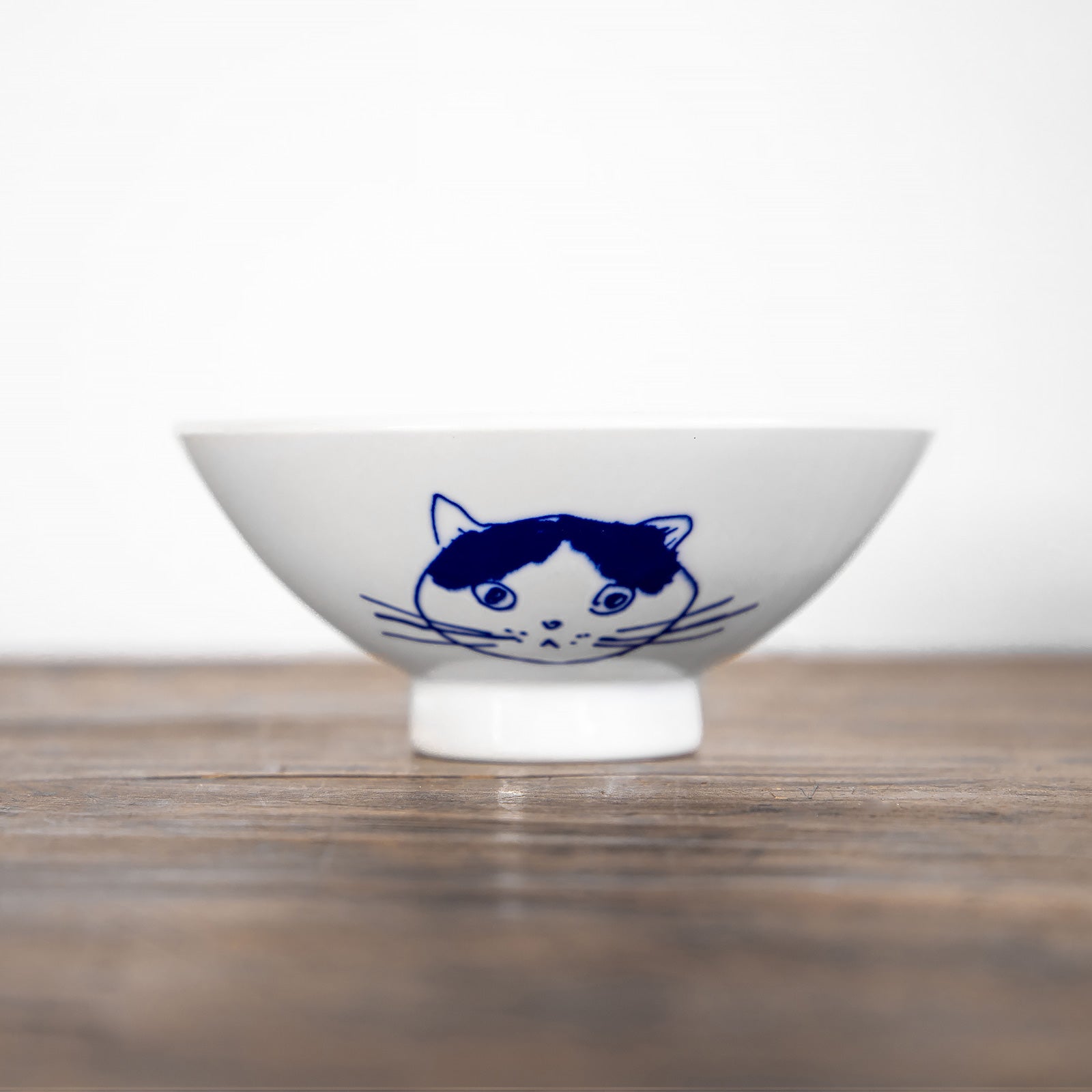 瀬戸焼　かおねこ 茶碗 Sサイズ