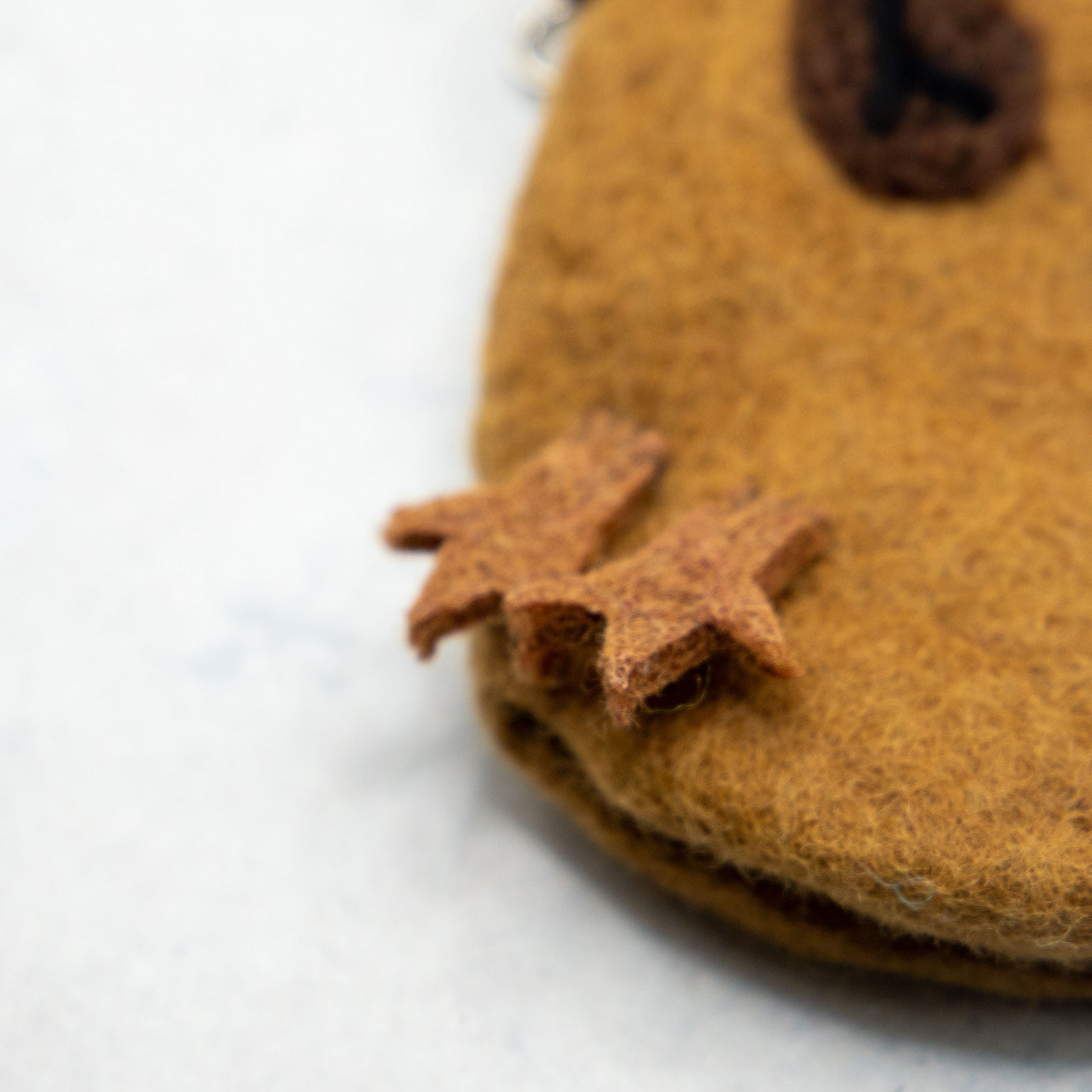 フェアトレード　羊毛フェルト カピバラ キーケース