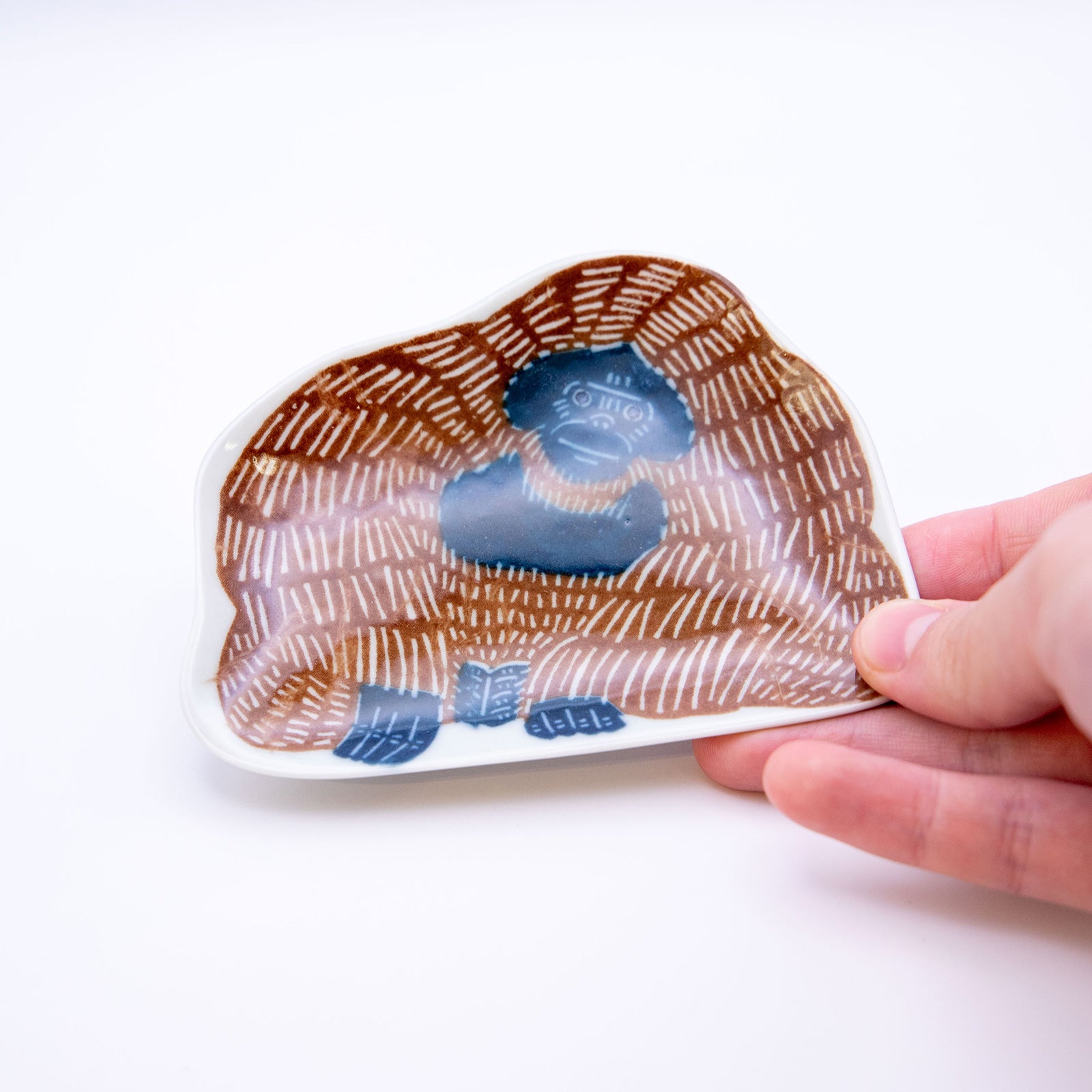 KATA KATA/カタカタ　倉敷意匠計画室　印判手 豆皿 オラウータン