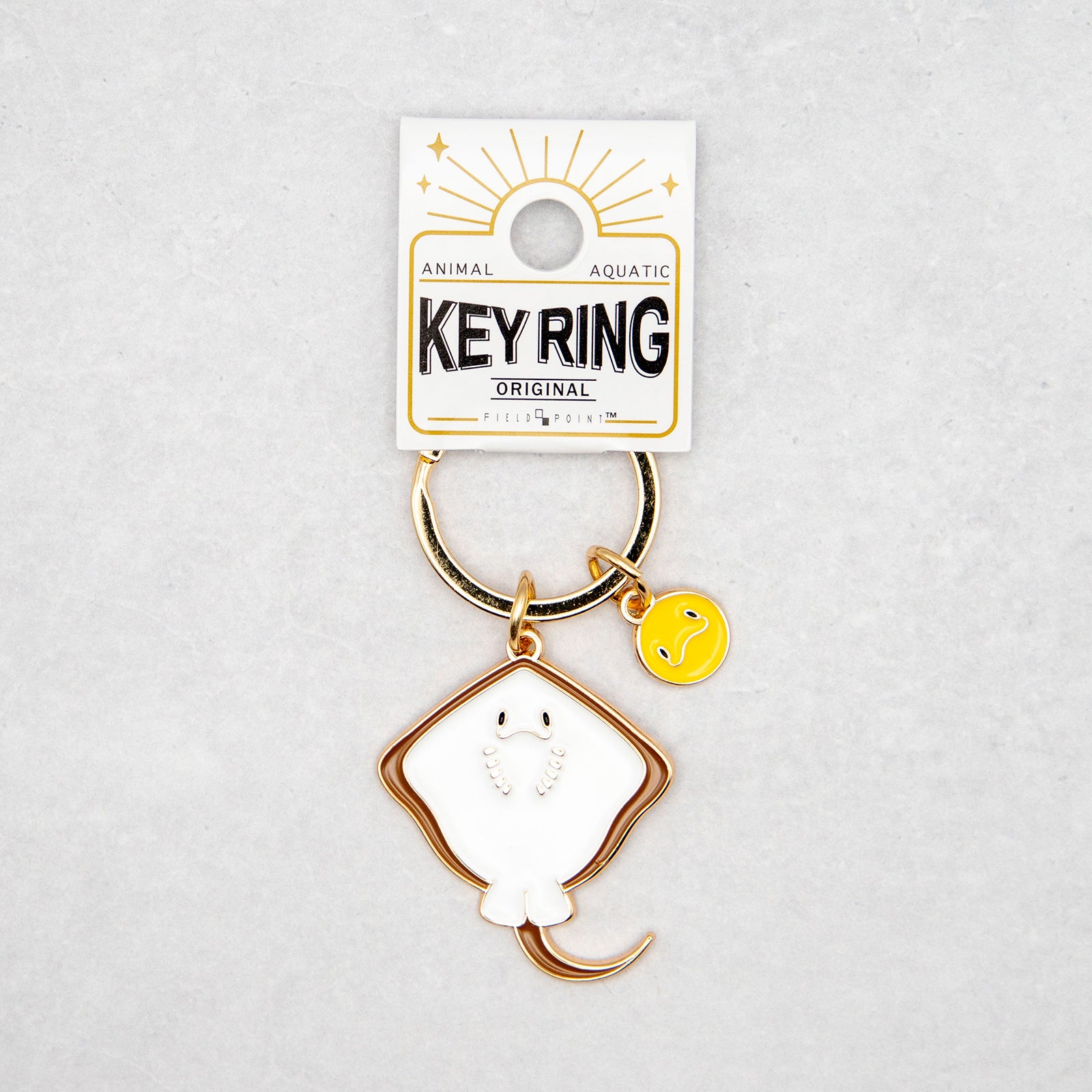 キーホルダー　アクアチックキーリング エイ