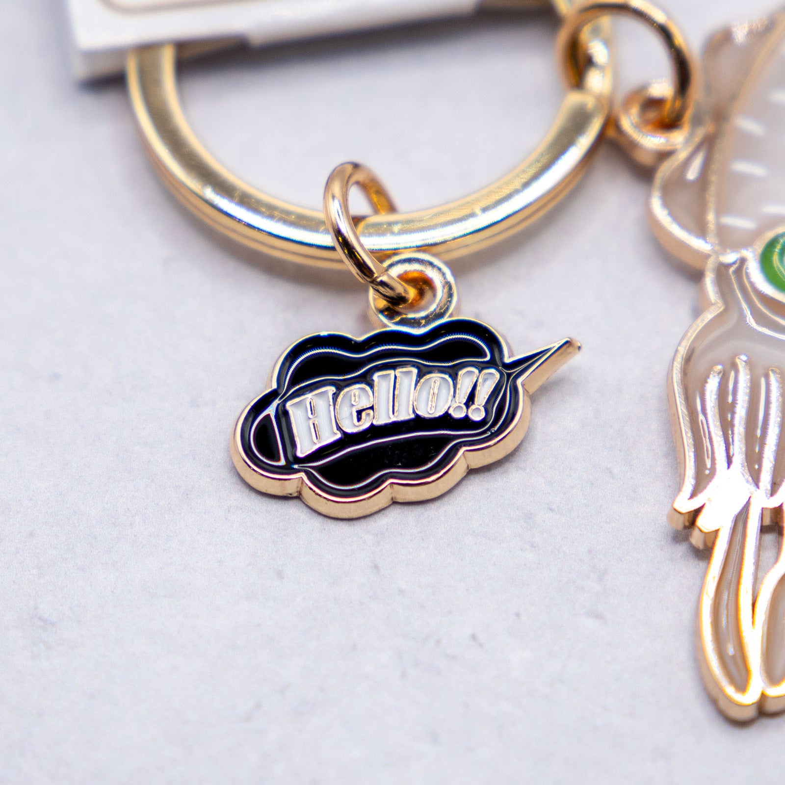 キーホルダー　アクアチックキーリング イカ