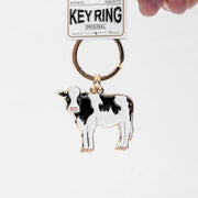 キーホルダー　アニマルキーリング ウシ