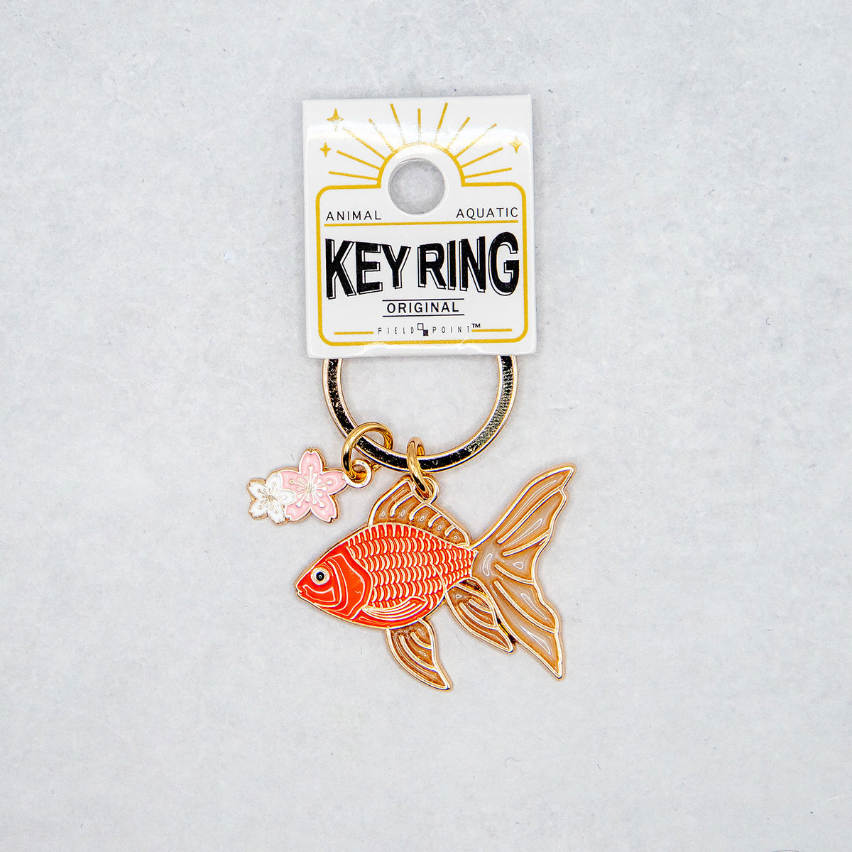キーホルダー　アクアチックキーリング 金魚