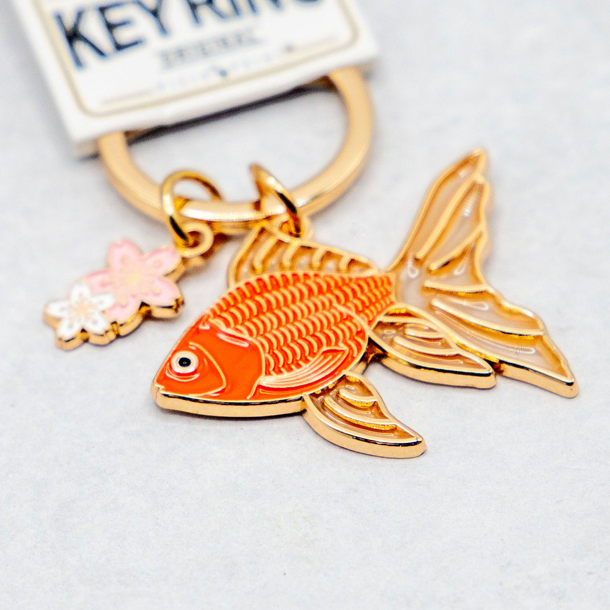 キーホルダー　アクアチックキーリング 金魚