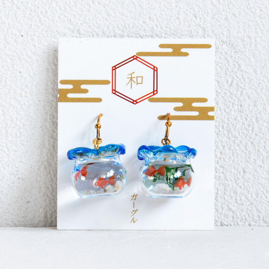 gargle/ガーグル　金魚鉢 ピアス