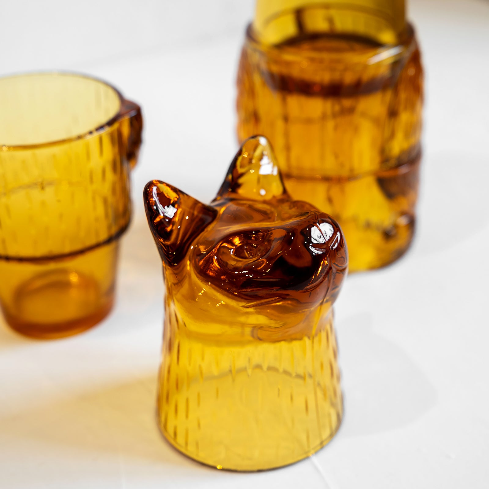 DOIY/ドーイ キティ スタッキング グラス ジンジャー 猫のグラス