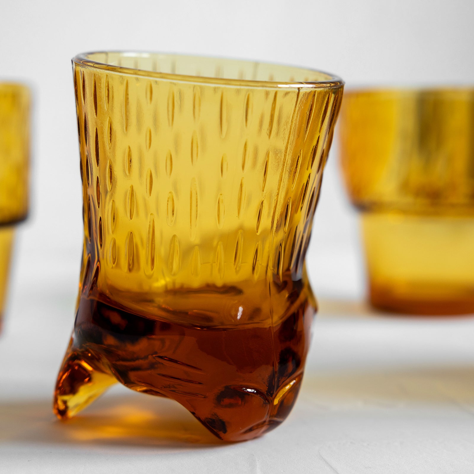 DOIY/ドーイ　キティ スタッキング グラス  ジンジャー  猫のグラス