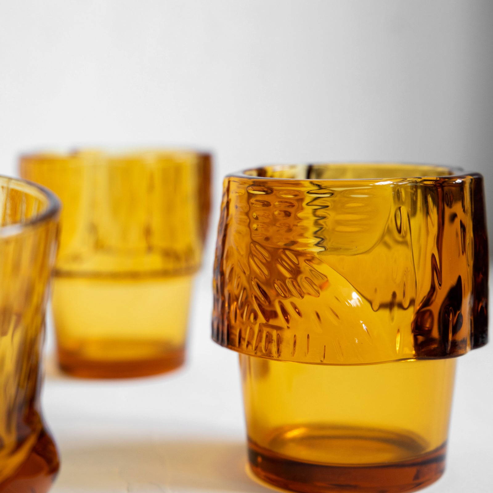 DOIY/ドーイ キティ スタッキング グラス ジンジャー 猫のグラス