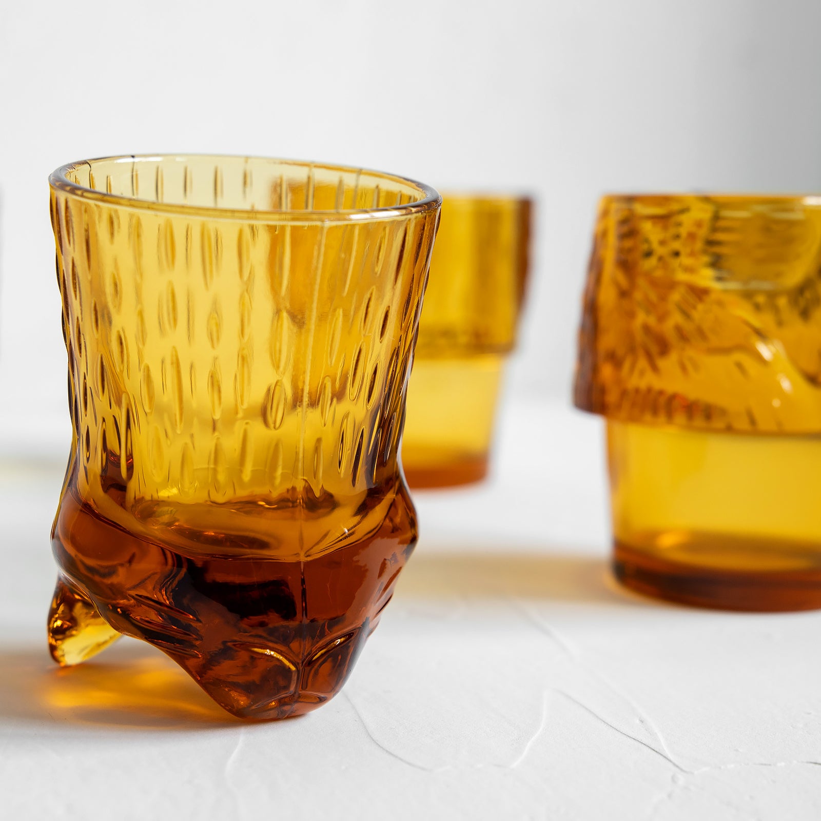 DOIY/ドーイ　キティ スタッキング グラス  ジンジャー  猫のグラス