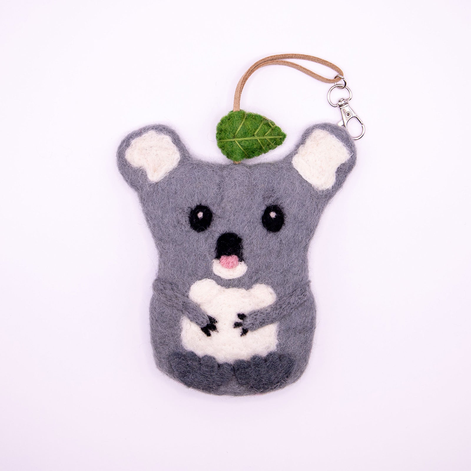 フェアトレード　羊毛フェルト コアラ キーケース