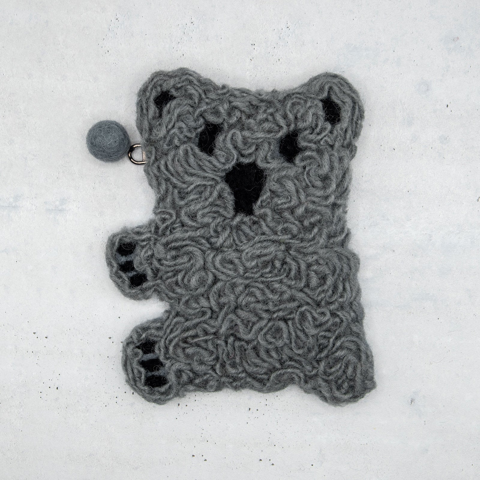 フェアトレード　羊毛フェルト コアラ ポーチ