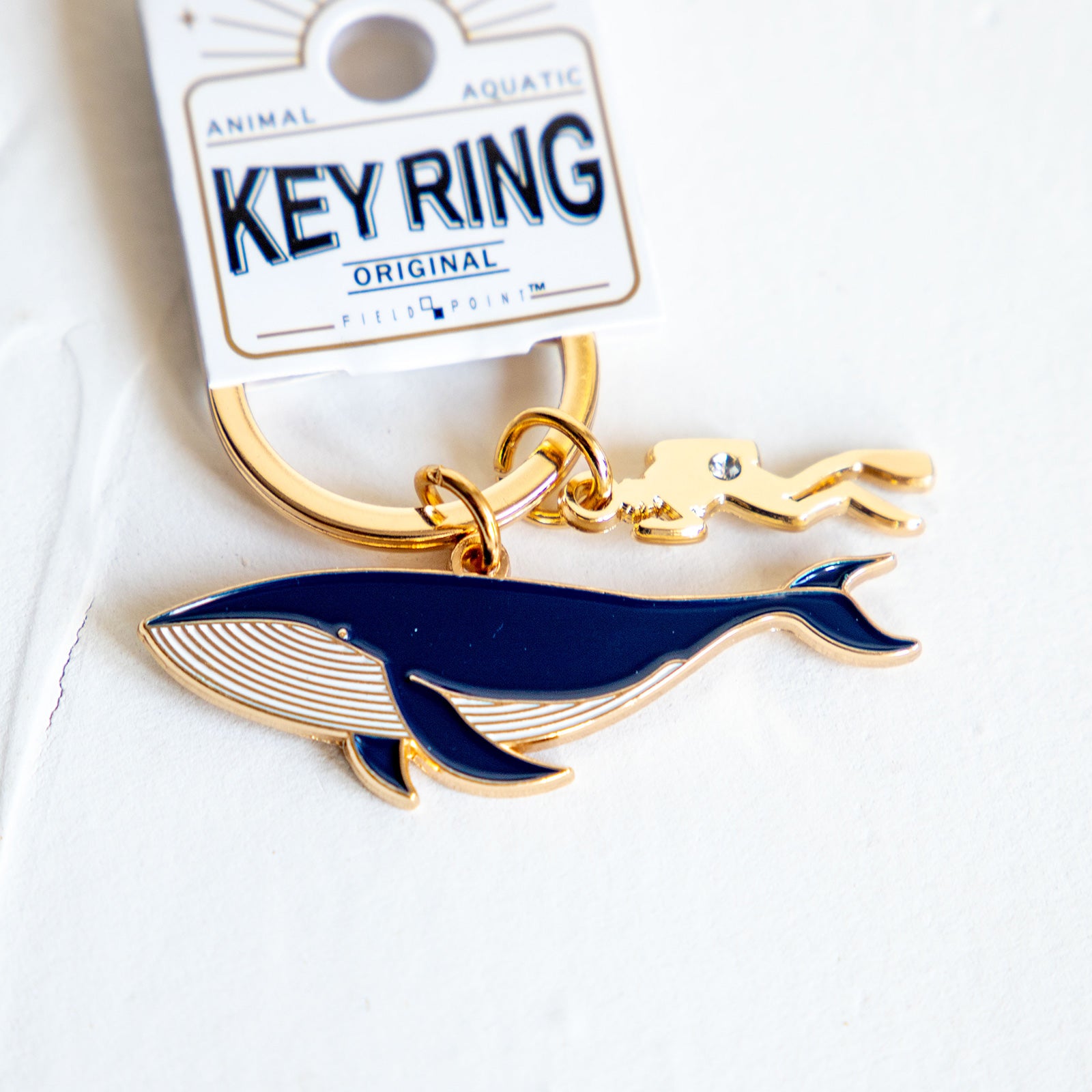 キーホルダー　アクアチックキーリング クジラ