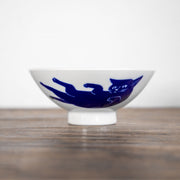 瀬戸焼　くろねこ 茶碗 Sサイズ