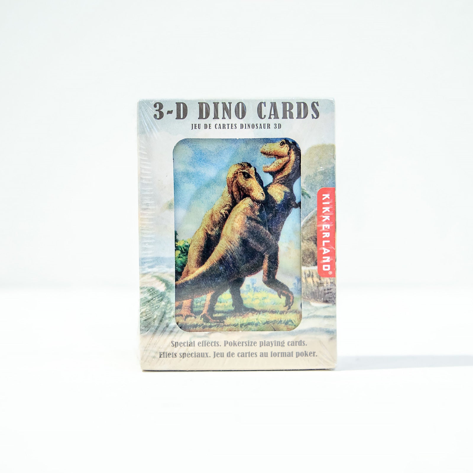 KIKKERLAND / キッカーランド　3D Dinosaur Playing Cards