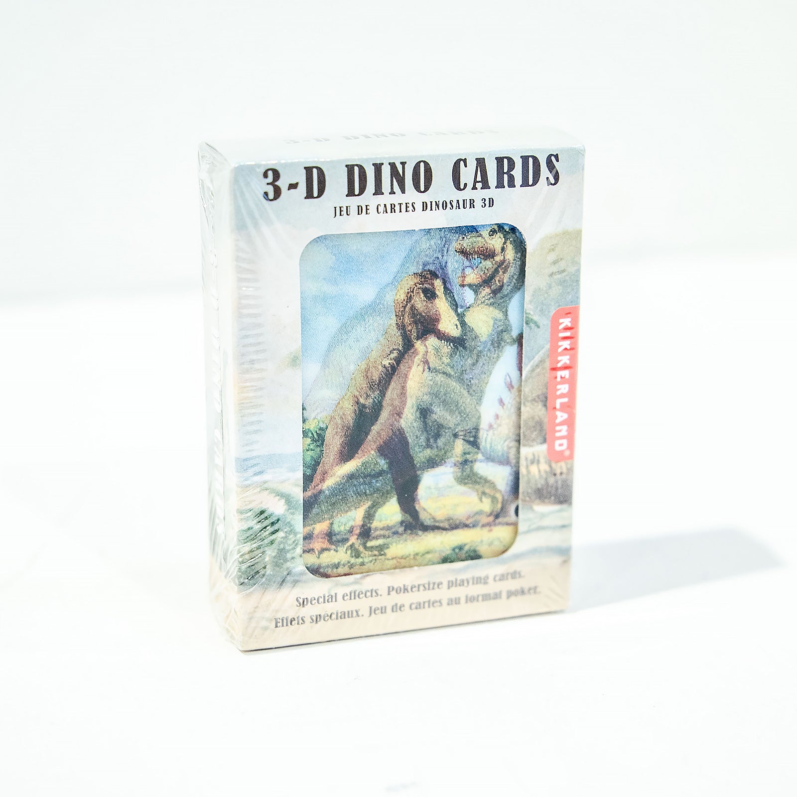 KIKKERLAND / キッカーランド　3D Dinosaur Playing Cards