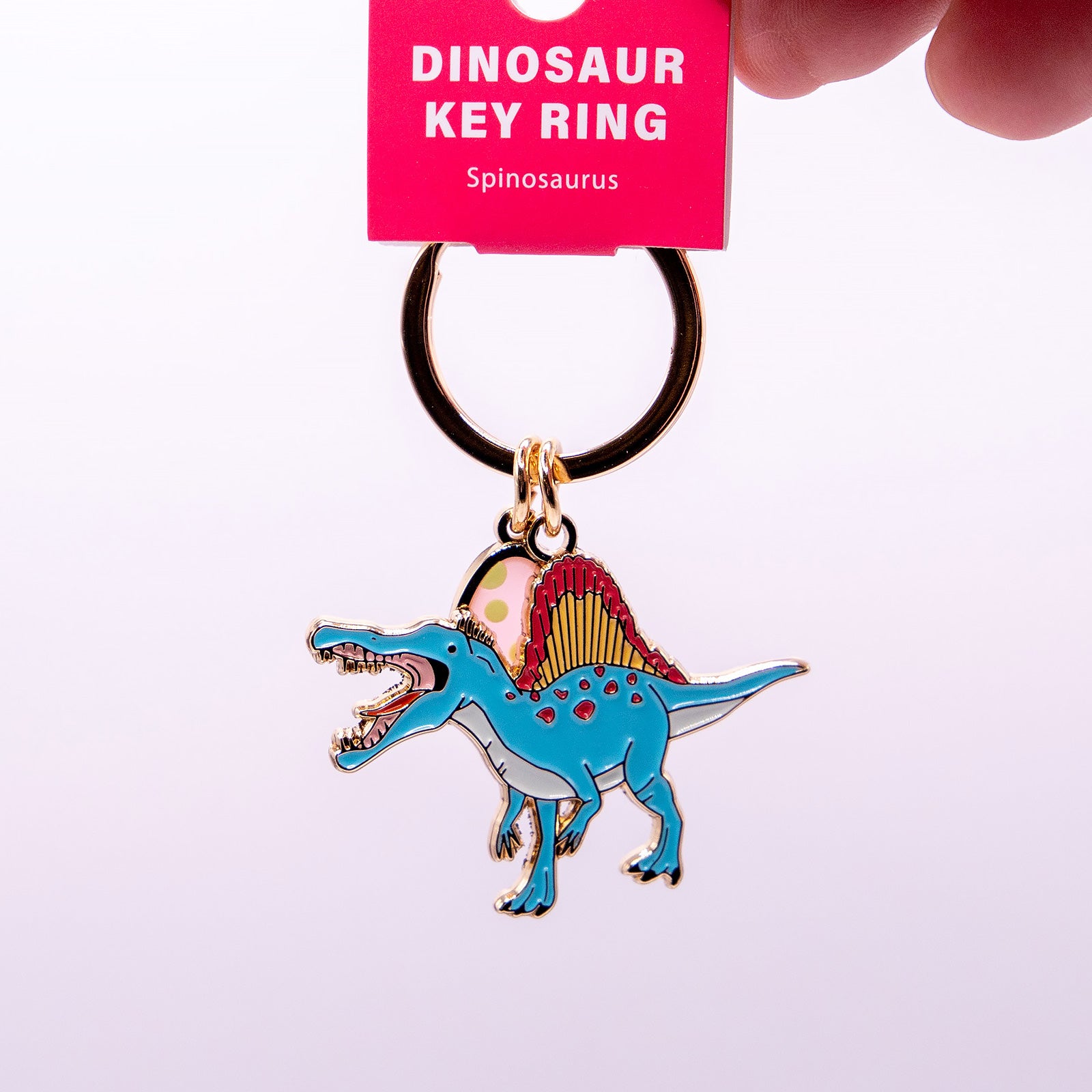 キーホルダー　恐竜キーリング スピノサウルス