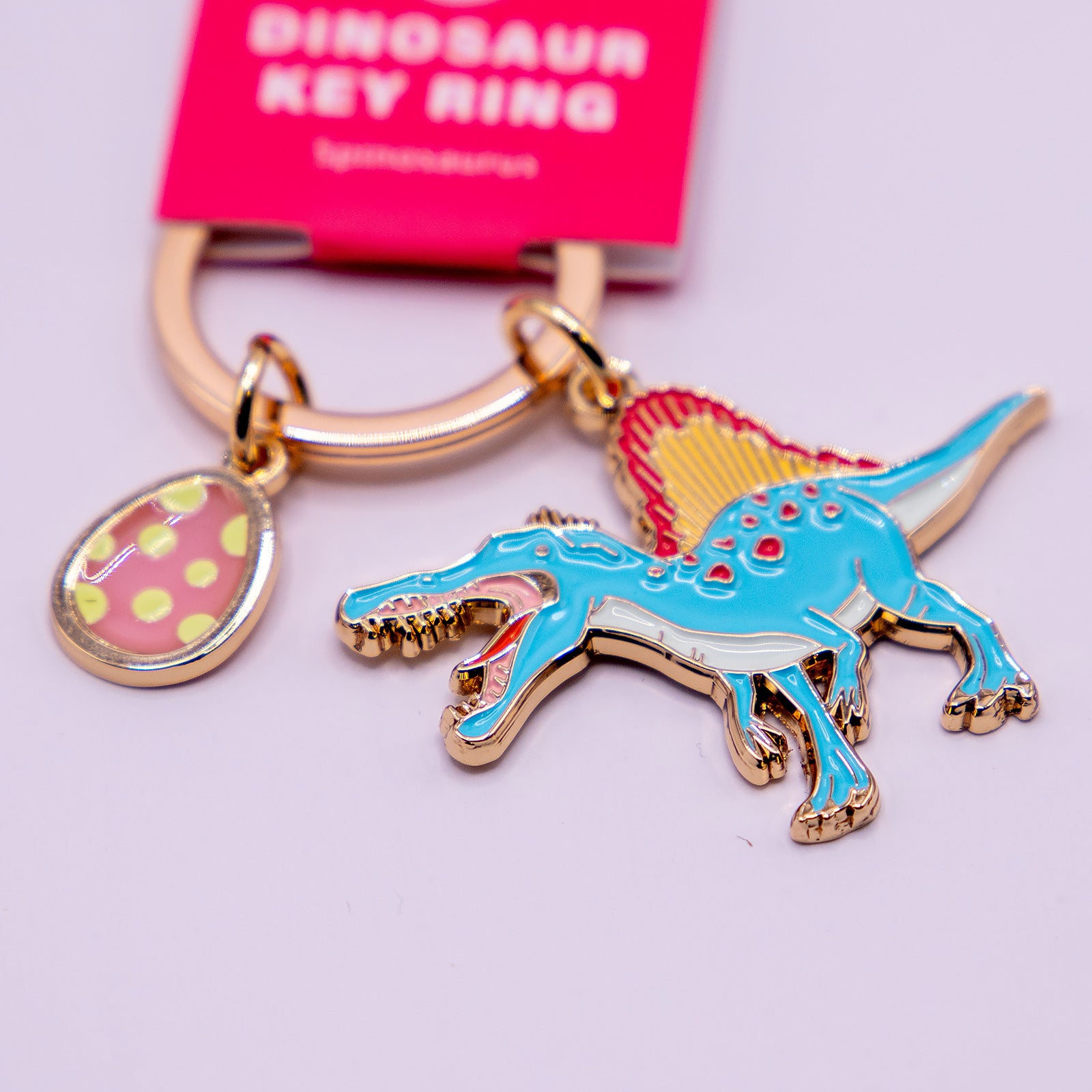 キーホルダー　恐竜キーリング スピノサウルス