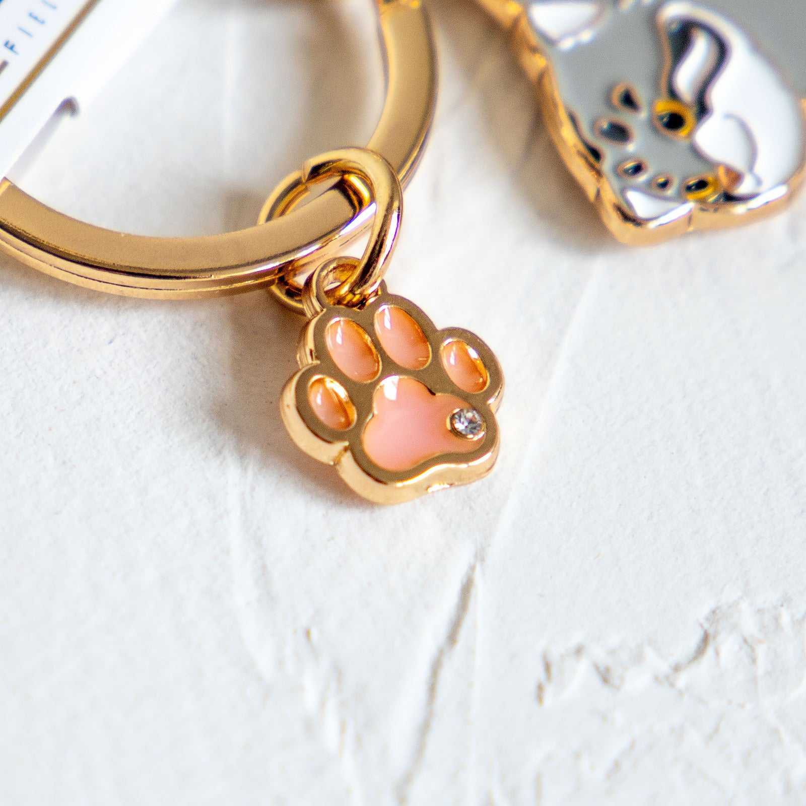 キーホルダー　アニマルキーリング マヌルネコ