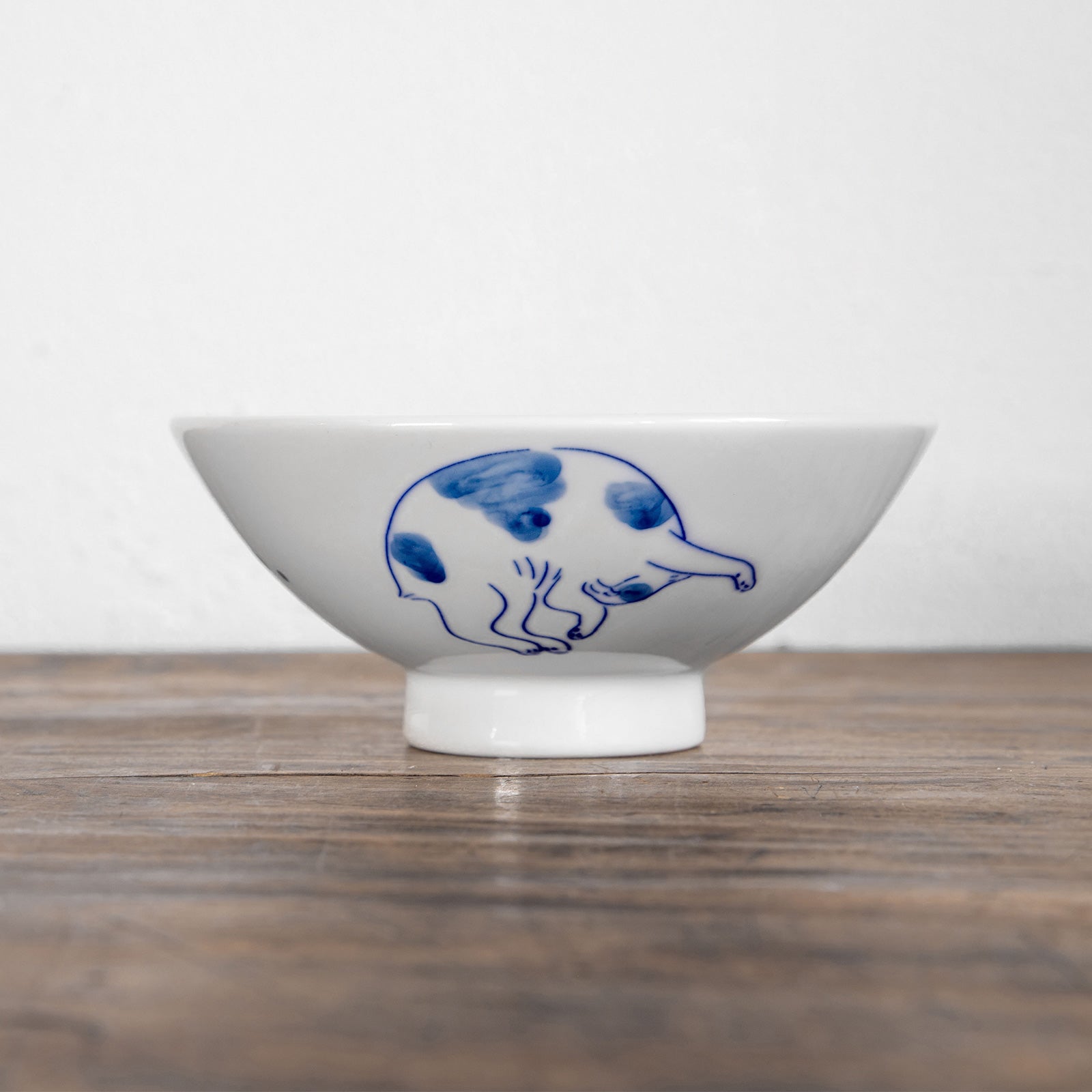 瀬戸焼　まるねこ 茶碗 Sサイズ