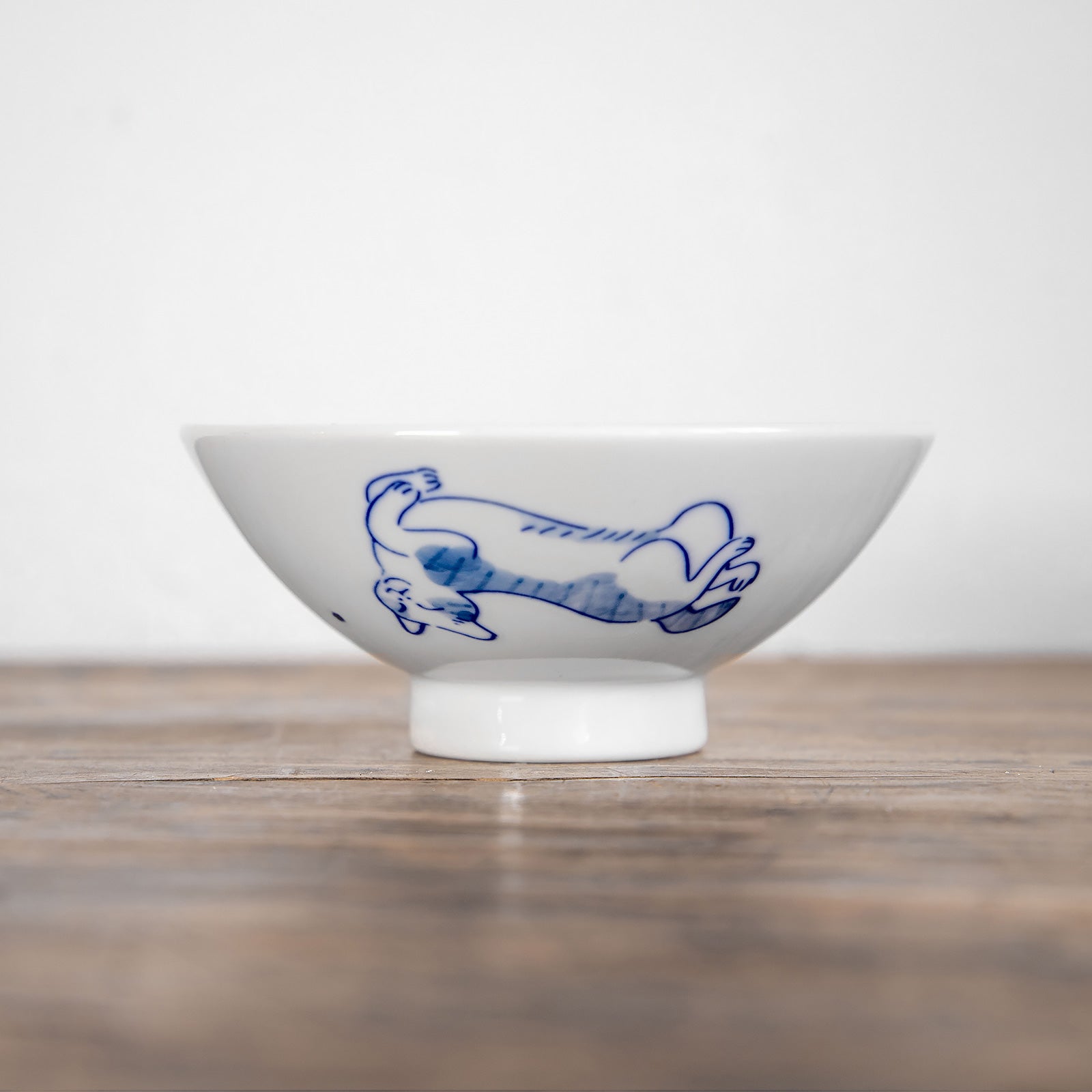 瀬戸焼　まるねこ 茶碗 Sサイズ