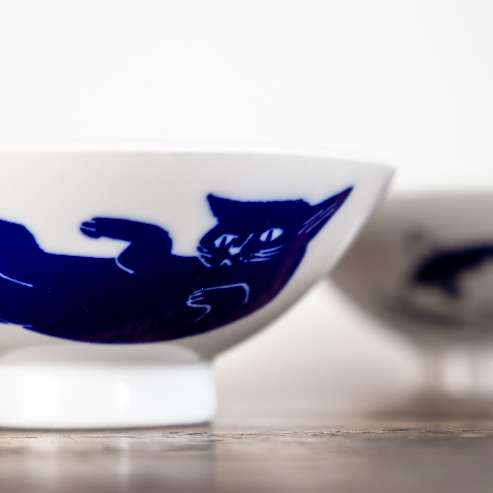 瀬戸焼　まるねこ 茶碗 Sサイズ