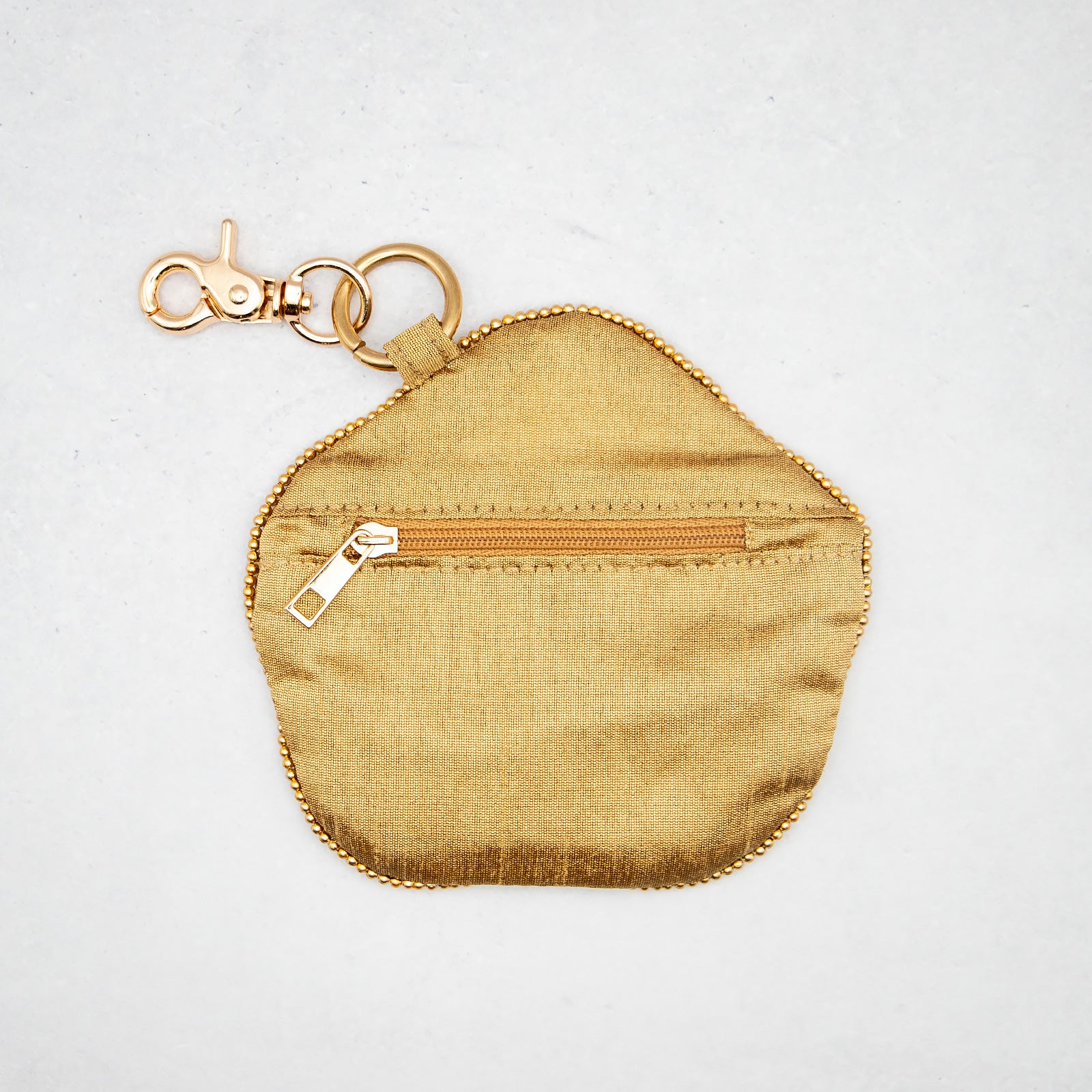 COTTAGE/コテージ　目玉焼き刺繍 キーポーチ バッグチャーム