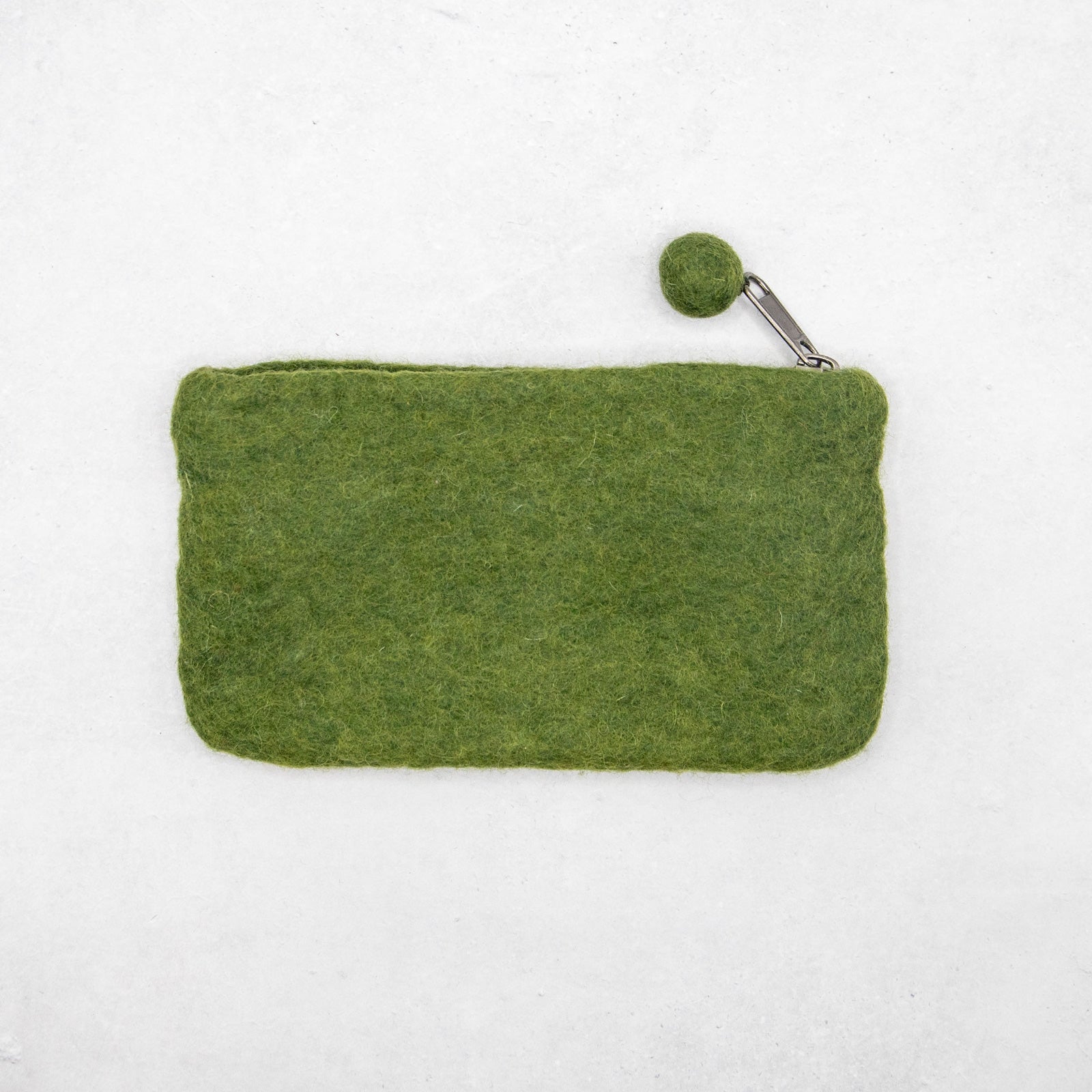 フェアトレード　羊毛フェルト メガネ ポーチ