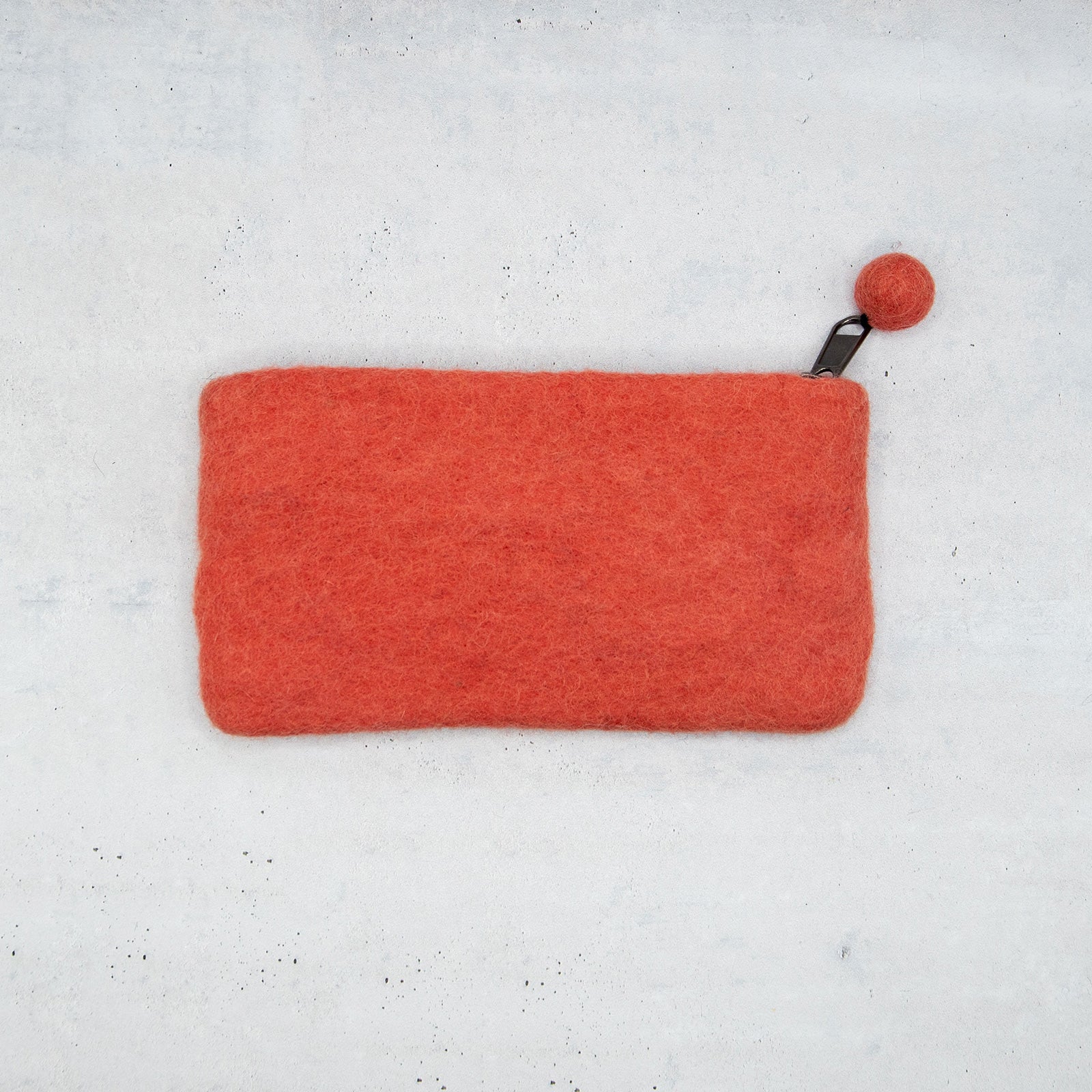 フェアトレード　羊毛フェルト メガネ ポーチ