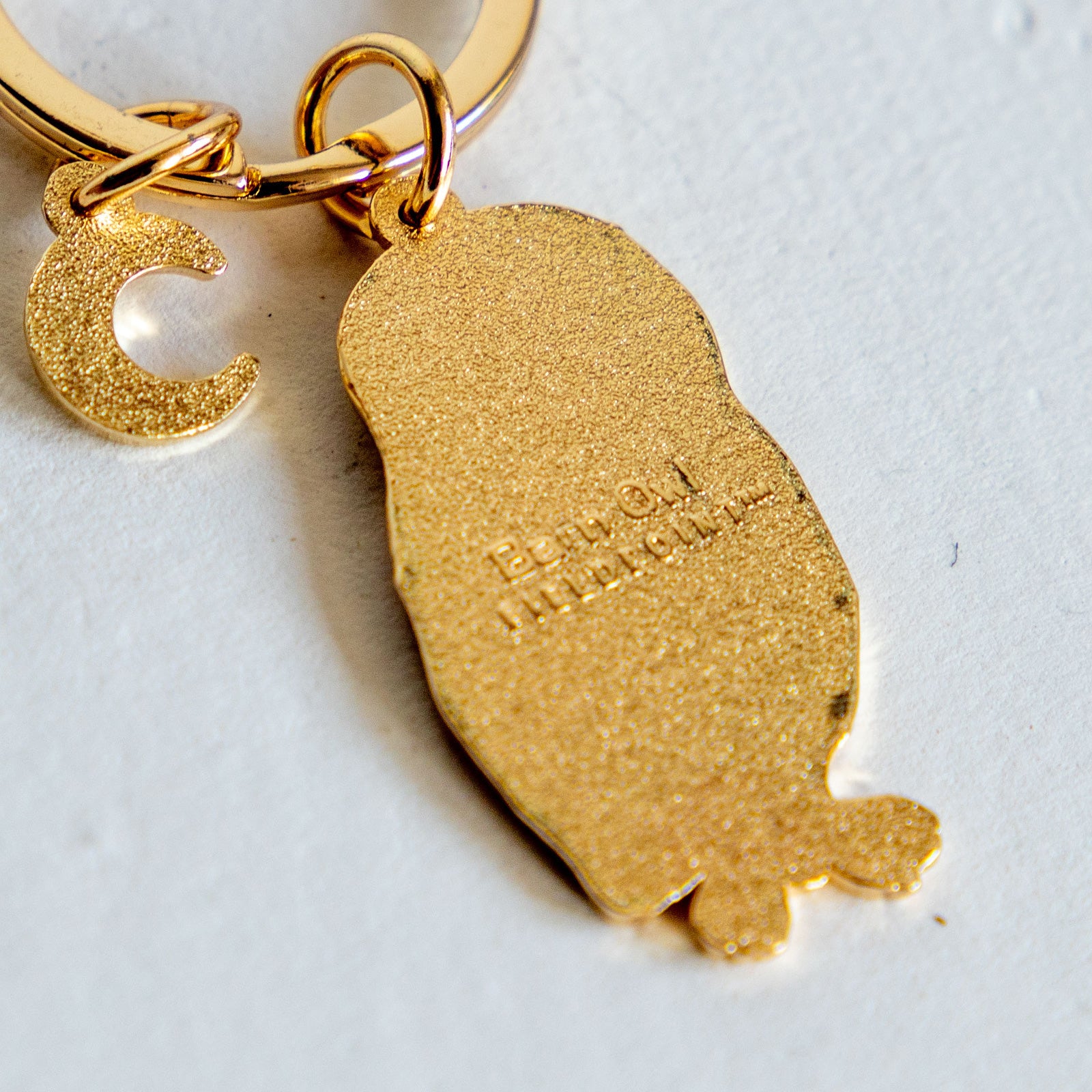 キーホルダー　アニマルキーリング メンフクロウ