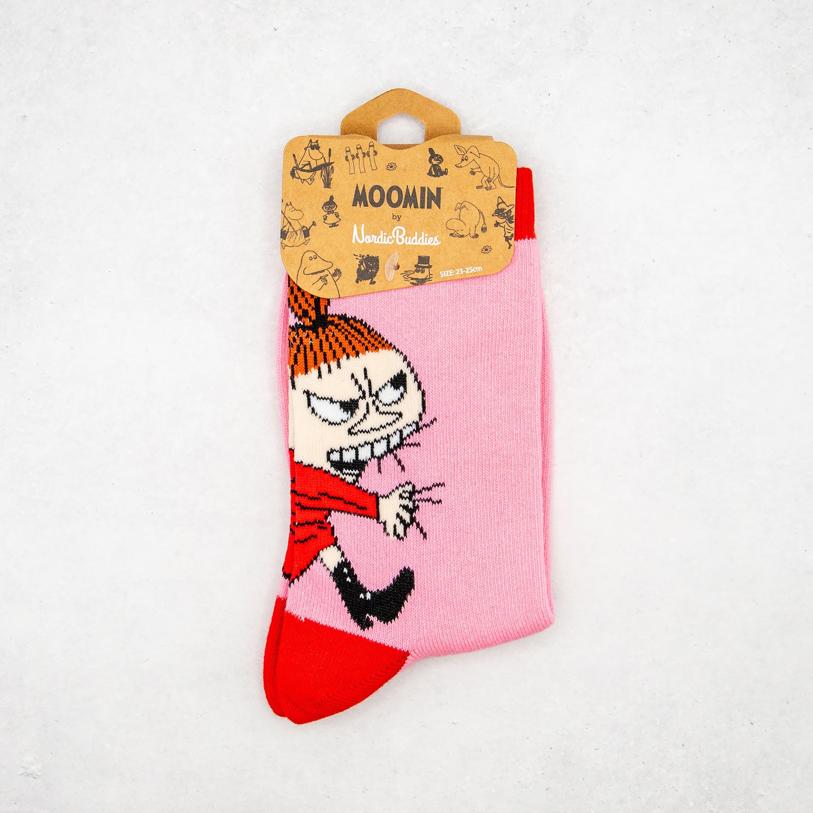 Moomin/ムーミン 　レディース クラシック ソックス リトルミイ 噛みつき ピンク