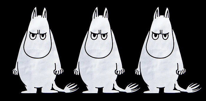 Moomin/ムーミン メンズ クラシック ソックス アングリームーミン
